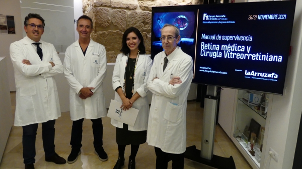 Hospital la Arruzafa reúne a medio millar de expertos en retina de toda España en la vigésimo segunda edición de su congreso oftalmológico 